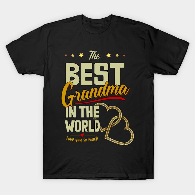 The Best Grandma in the World T-Shirt by norules